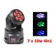 70w Mini LED Moving Head Light RGBW 4 In One For Live Performance
