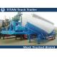 1 - 4 Axles bulk powder tankers cement trailer truck 12000 * 2500 * 4000 mm