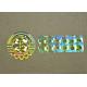 Gold Color Personalized Hologram Stickers Dot - Matrix Master With VOID Pattern