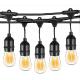 Patio 33FT 2W Shatterproof LED Outdoor Bulb String Lights