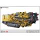 Yellow Raise Boring Rig Self Lubricating / Maintenance Free Crawler Chassis