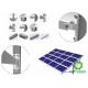 Exclusive Anodized Ground PV Mounting Brackets Ground Solar Mounting Structure