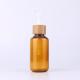 Glass Roller Plastic Lotion Bottles With Bamboo Cover