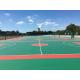 3mm Outdoor Basketball Court Flooring , Polyurethane Resin Tennis Court Flooring