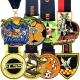 Custom Metal Die Cast Medals For Basketball Soccer Football Marathon Run