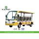 72V 7.5kW Long Range Electric Sightseeing Bus For Hotel / Resorts Reception