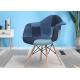 Stylish Modern Strewn Fabric Restaurant Odm Patchwork Eiffel Chair Fracture Resistant
