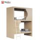 Support customization School Worker Hospital Home Dormitory Metal Stable Student Wooden Storage Loft Bunk Bed