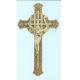 Gold - Plated Coffin Cross Handles Plastic Parts For European Coffins