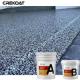 Slip Resistant Epoxy Resin Floor Coating Gray Color Flakes Concrete Paint
