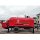 BANGBO 80m3/H Mini Concrete Pump Machine , Concrete Pump Mixer Red
