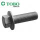 Factory Manufacture Hardware 6mm Fasteners Hexagonal Head Flange Bolts Steel 4.8/ 6.8/ 8.8/ 10.9/ 12.9 DIN6921