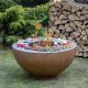 Rust Resistant Smokeless Wood Burning Firepit Barbecue Brazier Pre Weathered