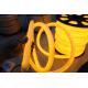 hot sale decorative yellow 24v 360degree round led neon flexible lights