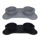 Portable Silicone Collapsible Double Dog Bowl Tray For Feeding