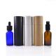 Empty Glass Essential Oil Bottle With Dropper Cap Recycled Kraft Packaging