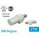High Efficiency E27 E40 27W Waterproof IP65 180 Degree LED Bulb For Street Light