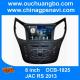 Ouchuangbo car multimedia gps radio DVD navi JAC RS 2013 support spanish BT iPod USB SD
