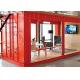 Temporary Mobile Small Commercial 20 GP Shipping Container Exhibition