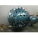 Hollow Ball Stainless Steel Abstract Sculpture Garden Art Metal Outdoor Lamp Decorative