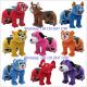 Baby and Parent Like Outdoor Indoor Playground Coin Operated Battery Stuffed Lion Animal Walking Rides