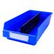 Warehouse Industrial Plastic Shelf Bin with Dividers Drug Storage Nesting Plastic Bin