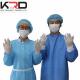 Disposable surgical supplies include ETO sterile latex glove and surgical gown