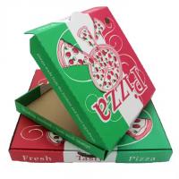 Customized Pizza Box Biodegradable Fast Food Packaging Corrugated Paper Box