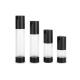 Black  60ml Diameter 33mm  Airless Pump Bottles ABS For Women Cosmetic