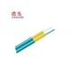 Multimode Fiber Optic Indoor Cable , Dual Optical Cable Hydrolysis Resistant