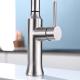 SUS304 Stainless Steel Pull Down Kitchen Faucet Goose Neck Mixer Tap HOMEKA