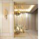 PVD Gold Coated Stainless Steel Room Partition GB Standard Size 1x2.5meter
