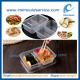 disposable 2 compartment plastic thin wall food container mould with 650ml