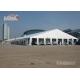 White Waterproof Translucent Portable Second Hand Marquee Tents Heavy Duty with 40m Width