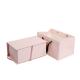 Flowers Pink Foldable Gift Packaging Box With Ribbon Paper Bags