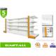 Convenience Store Shelving Metal Infill Back Panel , Retail Display Shelving For Grocery Store