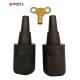 Plumbing tools Radiator Valve Change Kit 3 Pce  2 Rubber Bungs And 1 Brass Bleed Key Black Yellow For Changing Radiator