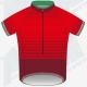 140gsm XS Cycling Bike Jersey 3/4 Front Zip Short Sleeves Clothes