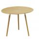 YALEESON Simple Elegant Round Table with Three Legs for 2 Persons Dia 600mm  (size can be customized)