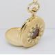 47.0MM Round brass Gold Pocket Watches , fashion hollow out watches