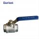 ss304 body PN10/16 2PC Manual Ball Valve For Water and Gas  dyeing machine