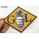 Grab Money Clothing Embroidery Patches Twill Fabric Base Heat - Cut Border