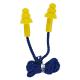 CE EN352-2 Green Silicone Corded Earplugs EP005 for Effective Hearing Protection