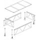 Outdoor Project Aluminum Folding Stage Platform 18mm Antiskid Plywood