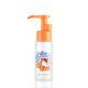 Logo Printing White 50ML PET Plastic Pump Bottles Lightweight