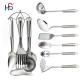 Stainless Steel Utensils Set for Kitchen Cooking OEM Logo Metal Accessories Tools