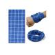 Blue Grid Pattern  Tubular Headwear 100% Microfiber Polyester Sublimation Printing