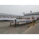 4 Axles Heavy Duty Low Bed Semi Trailer With FUWA Axle And 14mm Channel Steel Cross Beam