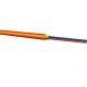PVC / LSZH Duplex Round Breakout Fiber Optic Cable With Embedded Sheath Strand for high tensile and crush resistance