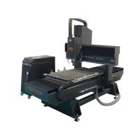 3.5KW Wood Cutting Router Machine , 600x1200mm 3D Wood CNC Router
